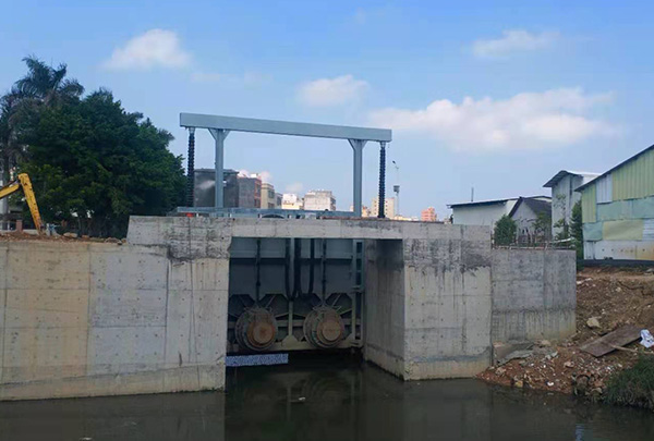 凤新街道百亩溪排涝泵站工程一体化泵闸